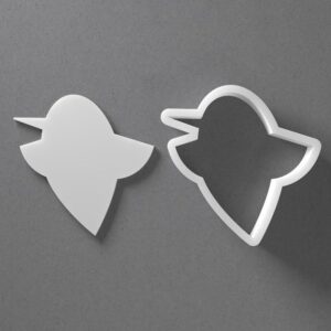 Black Hummingbird Cookie Cutter Mini to Large Humming Bird Colibri Shape Polymer Clay Jewelry and Earring Cutter Tool Mirrored Pair Set for Handmade Craft Accessories