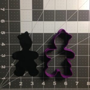 Black Gingerbread Girl 101 Cookie Cutter Cookie Biscuit Shape Baking Tool for Holiday Cookies Cake Fondant Decorating Christmas Crafts Kids Parties School Events and Daily Kitchen Use