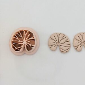 Lily Pad Imprint Cookie Clay Earring Cutter Leaf Shaped Nature Inspired Polymer Clay Cutter Jewelry Making Tool for Handmade Earrings and Accessories Craft Projects in India
