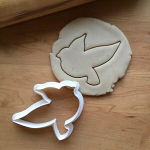 Cookie Bird Dove Cookie Cutter for Baking Biscuits Cake Fondant Decorations Suitable Size Durable Mold Made in India for Weddings, Spring Parties, and Religious or Peace-Themed Events