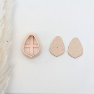 Sophia Earring Cutter for Polymer Clay Jewelry Making Elegant Clay Shape Cutter for Handmade Earrings Modern Clay Jewelry Design Tool for DIY Crafters and Stylish Accessory Projects