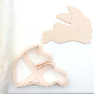 Bunny Cookie Cutter for Spring and Easter Baking or Clay Crafts Large Rabbit Shape Polymer Clay Cutter for Fondant Cookies Handmade Holiday Decorations and Seasonal Art Projects