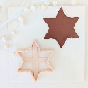 Christmas Snowflake Cookie Cutter for Holiday Baking and Polymer Clay Crafts Large Snowflake Clay Cutter for Sugar Cookies Fondant DIY Earrings Ornaments Tags and Seasonal Decorations