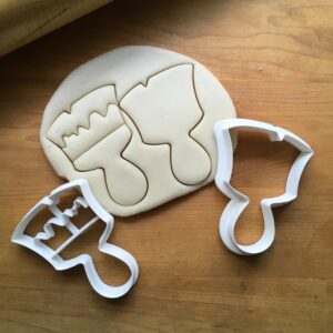 Set of 2 Cookie Wide Paint Brush Cookie Cutters, Suitable Size, Ideal for Artist Themed Parties, Creative DIY Projects, Custom Cookie Designs, Baking Tool, Made in India