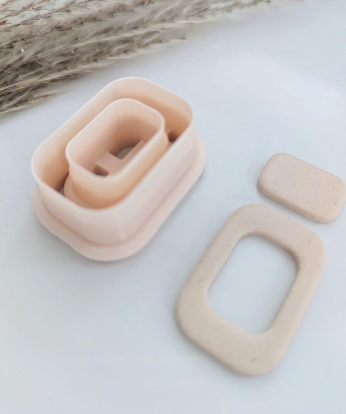 Rounded Rectangle Thick Earring Cutter for Polymer Clay Jewelry Making Clay Rectangle Cutter for Bold Statement Earrings Trendy Handmade Accessories and DIY Clay Jewelry Craft Projects - Image 3