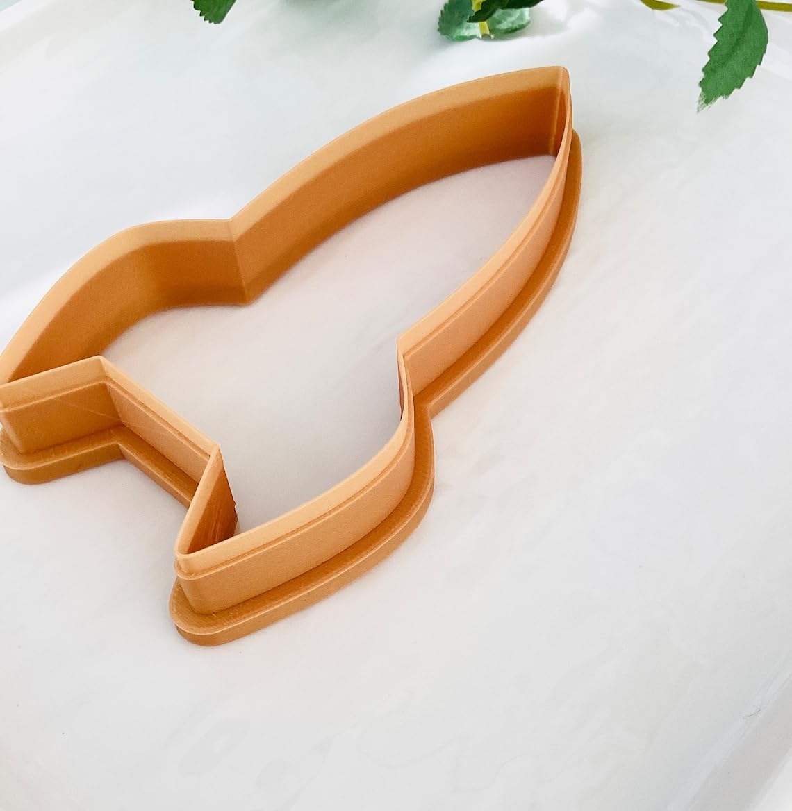 Spaceship Cookie Cutter for Rocket Themed Baking and Outer Space Crafts Large Rocket Ship Polymer Clay Cutter for Fondant Decoration DIY Cookies Clay Projects and Kids Party Favors