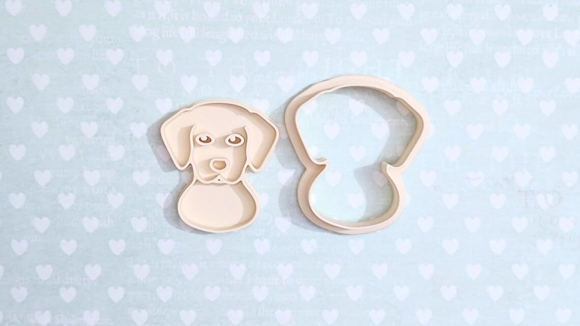 Labrador Dog Cookie Cutter Set for Baking Pet Theme Cookies Fondant Sugar Paste Cupcake Decoration DIY Craft Supplies for Dog Lovers Kids Birthday Party Animal Rescue Events - Image 2