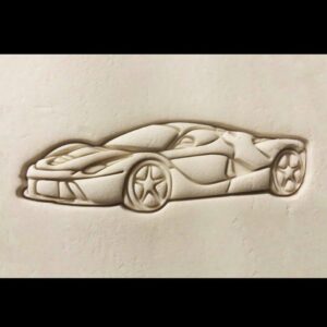 Ferrari Laferrari Cookie Cutter Cookie Sports Car Biscuit Fondant Decorating Tool for Racing Fans Supercar Enthusiasts Birthday Party Treats Auto Show Events and Baking Craft Projects