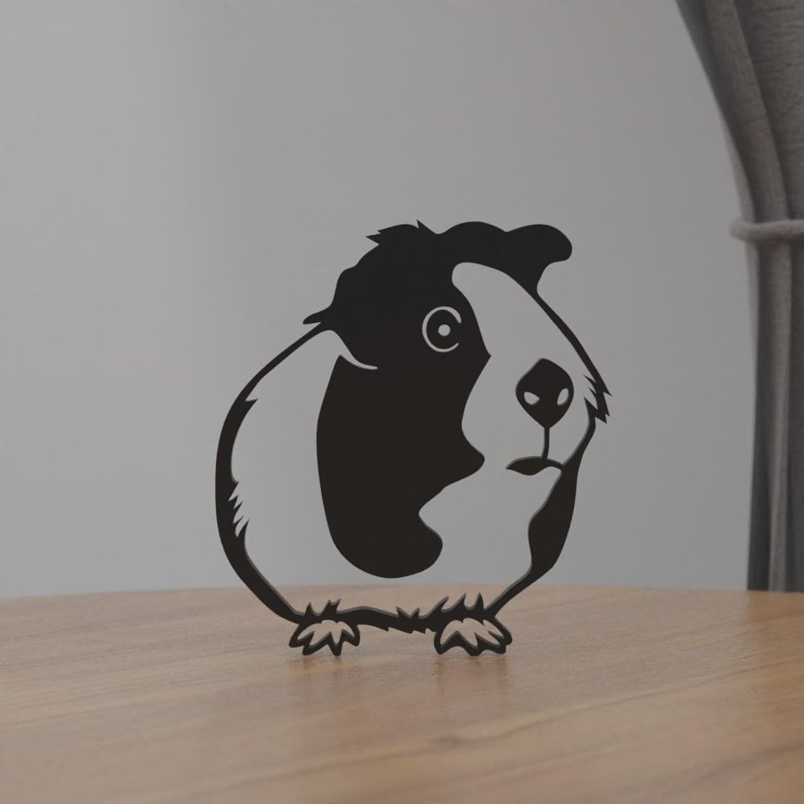 Custom guinea pig figurine, unique hamster gift, personalized home office decor, charming shelf decoration, thoughtful present, custom animal sculpture, delightful gift - Image 5
