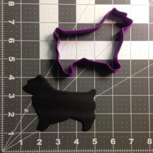 Black Dog Terrier 101 Cookie Cutter Cookie India Made Pet Lover Baking Tool for Dog Shaped Cookies Fondant Clay Crafts Animal Theme Parties Dog Birthday Events and Pet Celebrations