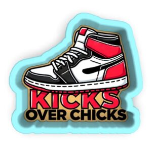 Black Kicks Over Chicks Cookie Cutter Stamp Stencil Baking Tool for Fun Animal Themed Cookies Birthday Party Kids Farm Theme Events Fondant Pastry Biscuits Desserts Creative Baking Tool