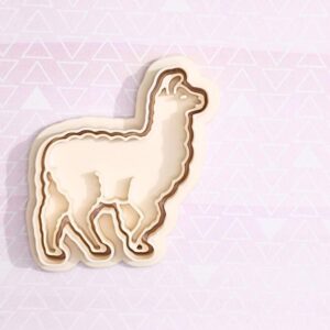Llama cookie cutter set for animal themed cookies fondant pastries baking perfect for kids birthday treats school crafts party favors cake decorating fun baking activities and handmade