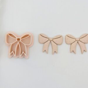 Bow Earring Cutter for Polymer Clay Jewelry Making Trendy Bow Clay Cutters for DIY Earrings and Handmade Accessories Unique Clay Jewelry Crafting Tools for Stylish Designs and Gifts