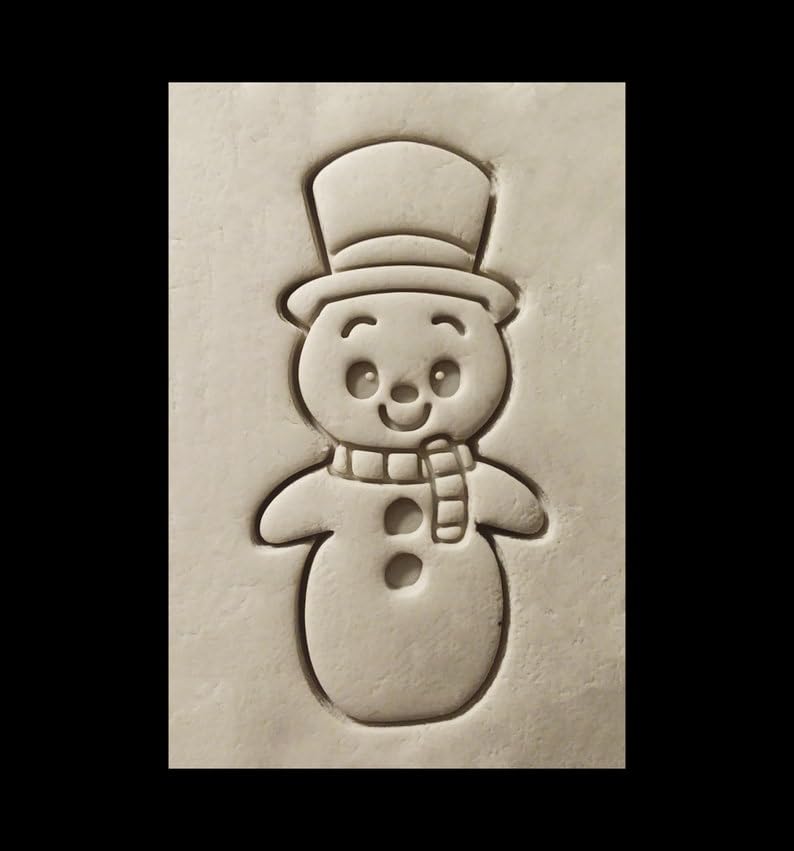 Christmas Snowman Black Cookie Cookie Cutter for Holiday Baking Winter Theme Cookie Mold for Kids Activities Snow Day Treats New Year Party Desserts Fondant Crafts and Festive