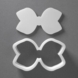 Black Hair Bow Cookie Cutter Mini to Large Hairbow Shape for Polymer Clay Jewelry Earring Making Mirrored Pair Set cookie Craft Tool for Creative Clay Projects India