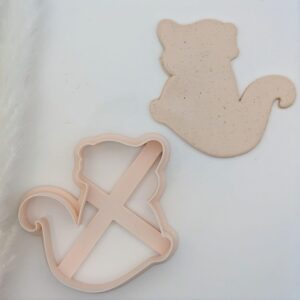 Squirrel Cookie Cutter for Spring andThemed Baking or Clay Crafts Large Animal Shape Polymer Clay Cutter for Fondant Cookies Handmade Nature Decor and Forest Art Projects