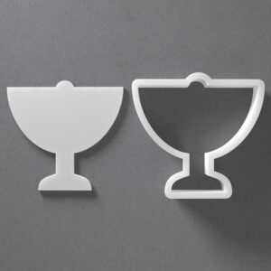 Black Menorah Hanukkah Cookie Cutter Mini to Large Shape for Polymer Clay Jewelry Earring Making Mirrored Pair Set cookie Craft Tool Made in India for Daily Creative Use