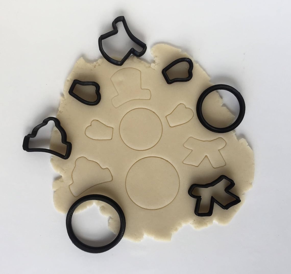 Snowman DIY Christmas Cookie Cutter Set India Cookie Mold with Suitable Festive Shapes for Holiday Baking Fondant Clay Decorations Perfect for Family Christmas Parties and Seasonal - Image 2