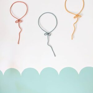 Woolen Balloon Wall Decor - Nursery Wall Hanging and Kids Bedroom Art