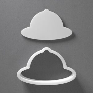 Black Safari Hat Cookie Cutter Mini to Large Hat Shape for Polymer Clay Jewelry Earring Making Mirrored Pair Set cookie Craft Tool India