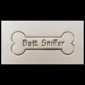 Dog Bone Butt Sniffer Black Cookie Cookie Cutter for Dog Treats Baking Fun Pet-Themed Cookie Decorating Tool Ideal for Homemade Healthy Snacks and Gifts