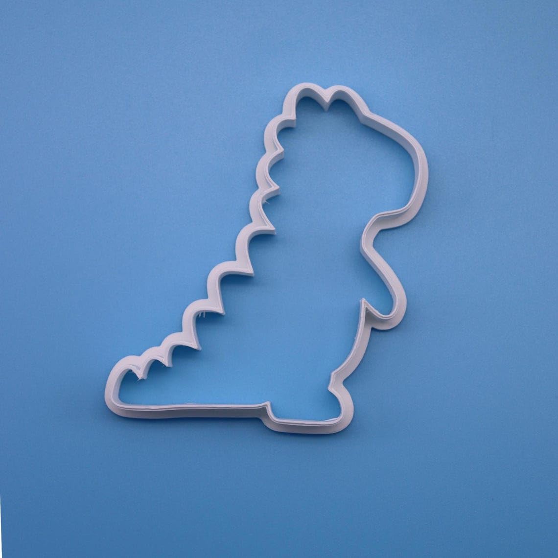 Cute T Rex Dinosaur Shape Polymer Clay Cutter Cookie Fondant Biscuit Cutter Sharp Tapered Edge Tool for Earrings Jewelry Making Jurassic Theme Cupcake Decoration Baking Craft Projects - Image 2