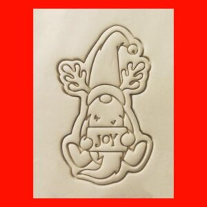 Reindeer Gnome Black Cookie Cookie Cutter for Christmas Baking Holiday Cookie Mold for Winter Party Treats New Year Celebration Jingle All The Way Theme Kitchen Tool and Festive Craft