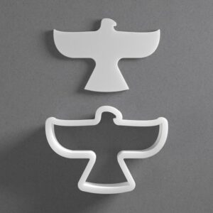 Black Eagle Cookie Cutter Mini to Large Bald Bird Shape for Polymer Clay Jewelry Earring Making Mirrored Pair Set cookie Craft Tool Made in India for Daily Creative Use