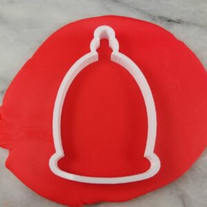 Tulip Rose Cookie Cutter Black Plastic Outline and Stamp for Cookies, Fondant, Biscuits, Clay Crafts, Flower-Shaped Baking Tool for Spring Garden Parties and Treats India