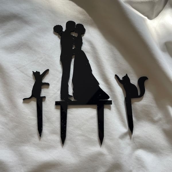 The Hunt Is Over Wedding Cake Topper | Rustic Cake Decoration | Funny Cake Topper for Weddings, Engagements, and Special Occasions | Unique Cake Decor with Elegant Rustic Charm - Image 2