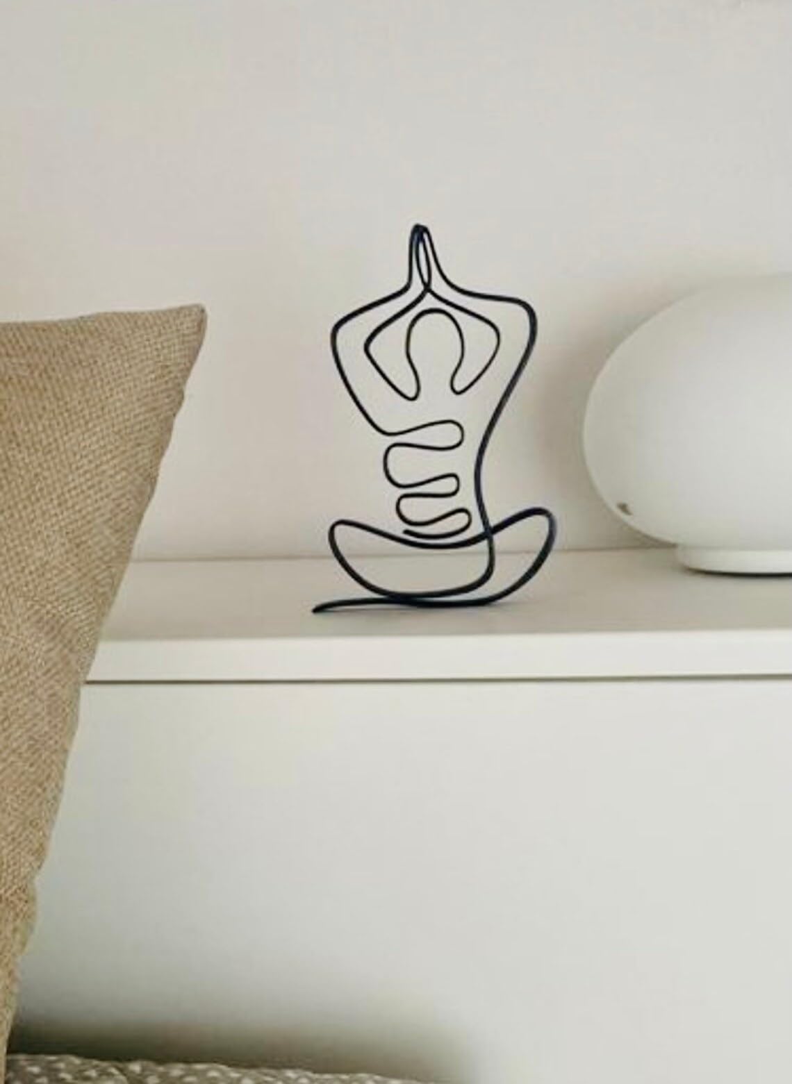 Minimalist Yoga Sculpture: Home Decor and Tabletop Statue, Perfect for Gym Enthusiasts and Birthday Gifts - Image 5