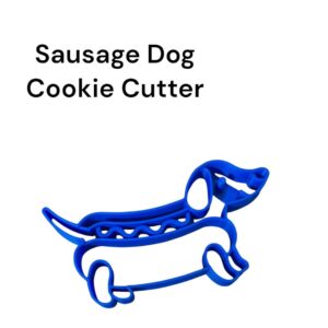 Dachshund Sausage Dog Cookie Cutter for Baking Fondant Biscuits Clay Crafts Cake Decoration Cute Pet Animal Shaped Kitchen Tool for Dog Lovers Kids Activities Parties and Creative