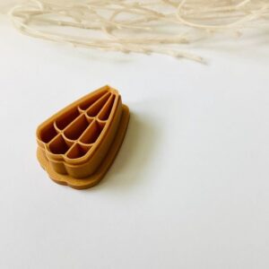 Shell Imprint Clay Earring Cutter for Polymer Clay Jewelry Making Sea Shell Shape Cutter with Textured Detail for Earrings Summer Coastal Accessories and Craft Projects Made in India