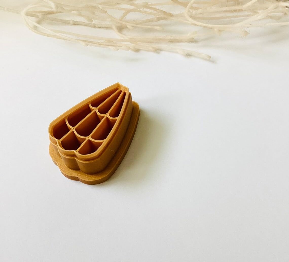 Shell Imprint Clay Earring Cutter for Polymer Clay Jewelry Making Sea Shell Shape Cutter with Textured Detail for Earrings Summer Coastal Accessories and Craft Projects Made in India