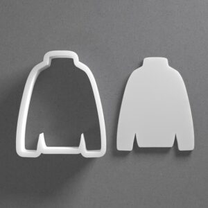Christmas Sweater Cookie Cutter Ugly Sweater Shape cookie Baking Tool for Cookies Biscuits Fondant Dough Clay Jewelry Making Earring Craft Decorating Party Baking and Home Use