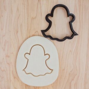 X-Large Ghost Halloween Cookie Fondant Clay Cutter India Cookie Ghost Shape for Halloween Baking, Party Treats, Cake Decorating, DIY Crafts, Pottery, Ceramics, and Seasonal