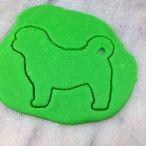 Black Shih Tzu Dog Cookie Cutter Outline Sharp Edges Cookie Pet Puppy Breed Theme Party Celebration Baking Tool for Cookies Fondant Sandwich Cheese Kids Crafts Decorations
