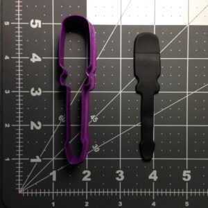 Black Cookie Screwdriver 101 Cookie Cutter for Tool Themed Baking, Fondant Cake Decorations, Workshop Party Treats, DIY Crafts, Educational Projects and Creative Dessert Designs