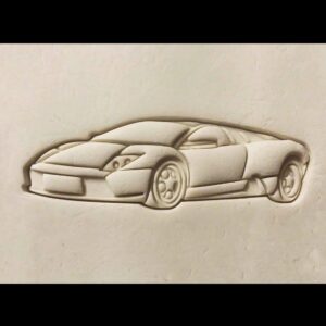 Black Sports Murcielago Cookie Cutter Cookie India Sports Car Biscuit Cutter for Supercar Theme Baking Luxury Auto Treats Racing Party Snacks Exotic Car Show Cookies and Collector