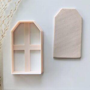Luggage Tag Cookie Cutter and Price Tag Clay Cutter for Baking and Polymer Clay Crafts Large Tag Shaped Cutter for Fondant Decoration DIY Projects Jewelry Making and Cookie Design