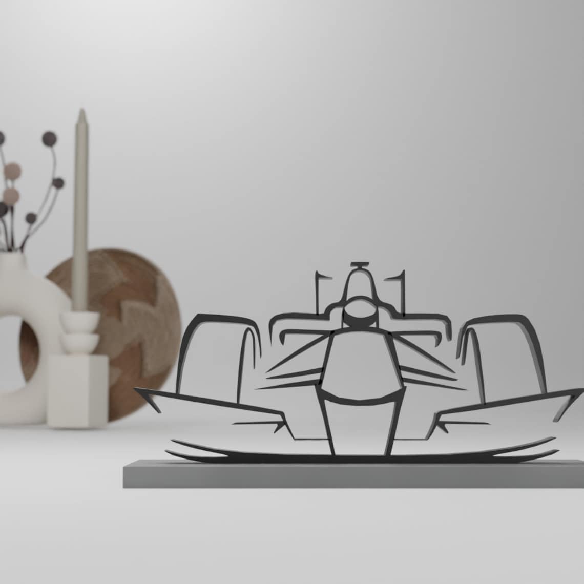 Formula 1 Car Shelf Decor | F1 Race Car Collectible for Home & Office | Ideal Championship Gift for Sports Fans | Premium Racing Wall Art - Image 5