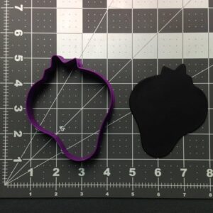 Strawberry 102 Cookie Cutter for Making Shortbread Biscuits Fondant Clay Crafts Cake Toppers Fruit Theme Baking Supplies Summer Picnic Party Decoration DIY Classroom Projects and Gift