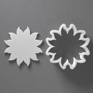 Sun Star Starburst Cookie Cutter Shape cookie Baking Tool for Cookies Biscuits Fondant Dough Clay Jewelry Making Earring Craft Decorating Party Baking and Daily Home Use