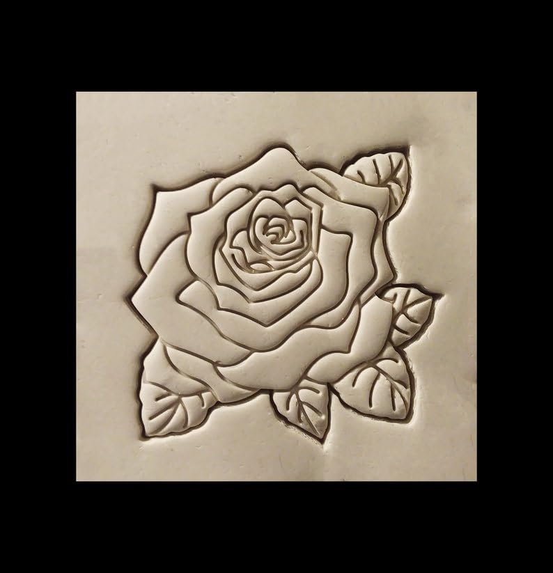 Black Rose Shaped Cookie Cookie Cutter Made in India for Spring Summer Valentines Day Love Theme Baking Homemade Cookies Crafts Cake Decorations Wedding Events and Romantic Gift Ideas