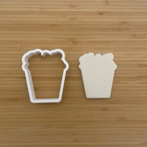 Popcorn Shape Polymer Clay Cutter Cookie Fondant Biscuit Cutter Sharp Tapered Edge Tool for Earrings Jewelry Making Movie Night Theme Cupcake Decoration Baking Craft Projects Snack
