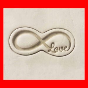 Black Infinity Love Cookie Cutter Cookie India Wedding Biscuit Cutter for Valentines Day Anniversary Engagement Love Theme Baking Tool Romantic Treats Gift Boxes and Celebration Snacks
