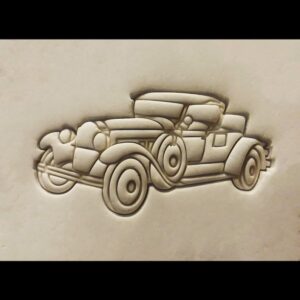 Black Packard Classic Car Cookie Cutter Cookie India Vintage Automobile Biscuit Cutter for Retro Vehicle Theme Baking Antique Car Show Treats Collector Snacks Custom Gift Cookies
