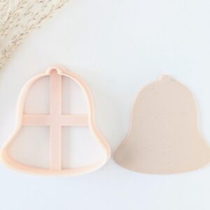 Christmas Bell Cookie Cutter for Holiday Baking and Clay Crafts Large Bell Shape Clay Cutter for Fondant Polymer Clay Ornaments Cookies and Jewelry Projects Made in India Cookie