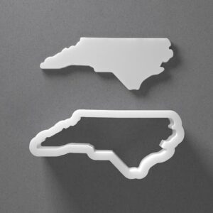 Black North Carolina State Cookie Cutter From Mini To Large India Shape Outline Polymer Clay Jewelry Earring Cutter Tool Mirrored Pair Set cookie Baking Fondant Biscuit Craft Art