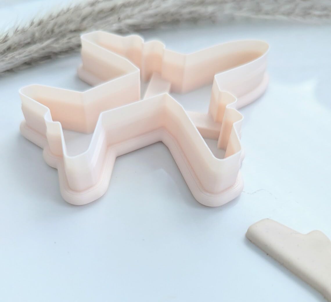 Jet Airplane Cookie Cutter for Travel and Aviation Theme Baking Large Clay Fondant Cutter for Polymer Clay DIY Plane Crafts Party Favors Pilot Graduation Kids Birthdays and Handmade - Image 3